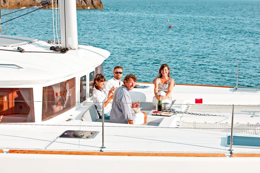 Santorini: Catamaran Tour with BBQ Meal and Unlimited Drinks - Key highlights to know before you go