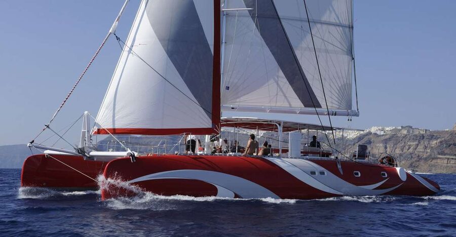 Santorini: Dream Catcher 5-hour Sailing Trip in the Caldera - Why the Caldera by Catamaran Feels More Real