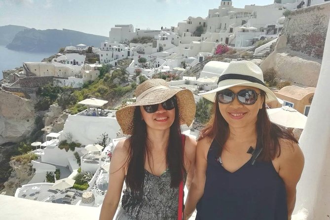 Santorini First-time Visitors Private Tour with Wine Tasting - Estate Argyros: four wines, plus the cheese platter that actually makes sense