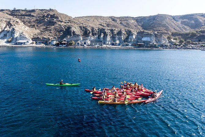 Santorini Guided Sea Kayaking with Light Lunch and Pick-up Option - Kayak Santorini’s Volcanic Coast, Not Just Its Viewpoints