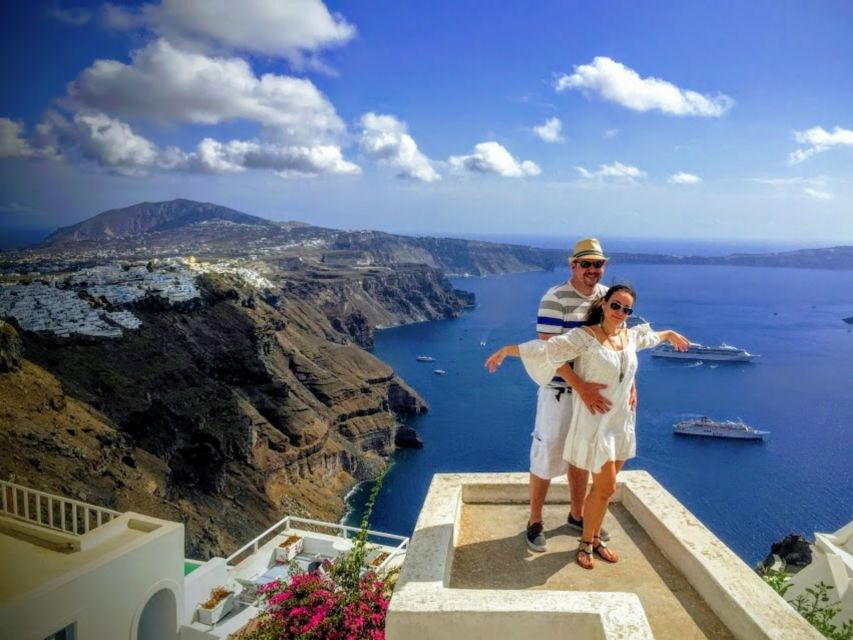 Santorini: Guided Tour to 3 Wineries with Wine Tastings - ANHYDROUS Cellar Door: the garden-side calm where pairing snacks matter