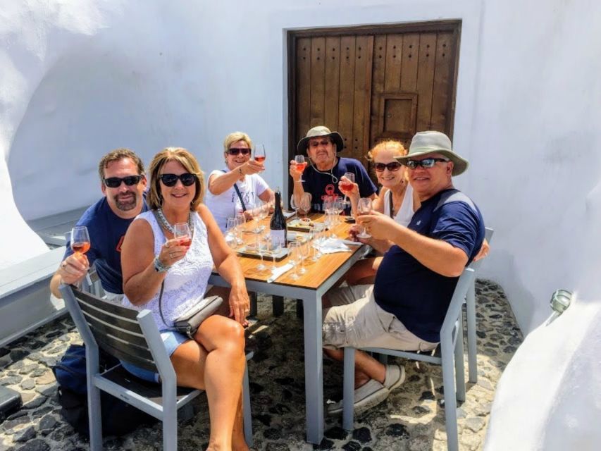 Santorini: Guided Tour to 3 Wineries with Wine Tastings - Food pairings and snacks: why cheese and tapas are part of the point