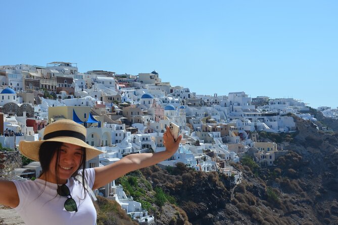 Santorini Highlights Small-Group Tour with Wine Tasting option - Pyrgos Castelli and Prophet Elias: the quieter Santorini contrast