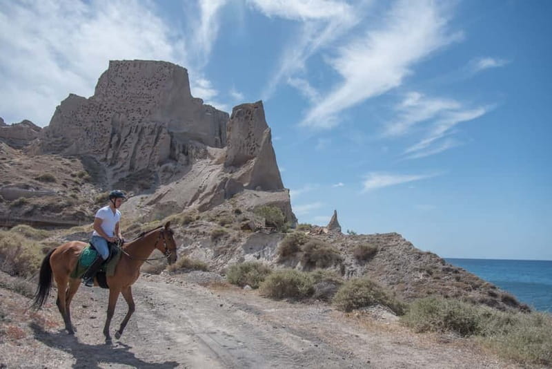 Santorini: Horse Riding Trip to Black Sandy Beach - Key things I’d circle in your notes