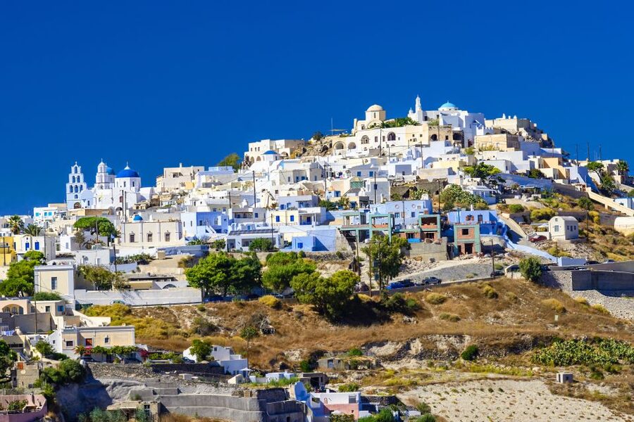Santorini: Island Highlights Guided Day Trip with Oia Sunset - The full route from Prophet Elias to Oia sunset