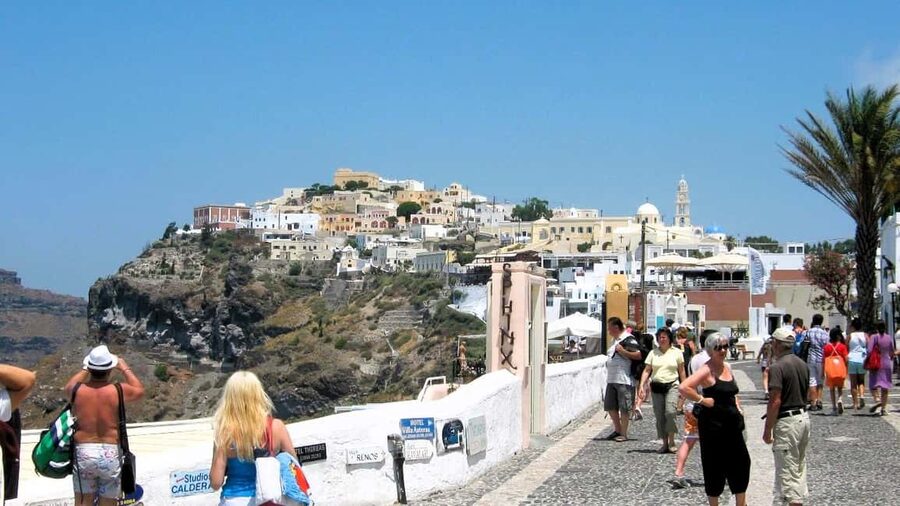 Santorini Island Tour for Cruise Travelers - Small Group - Pyrgos Kallistis: Traditional Lanes and the Kasteli Castle Remains