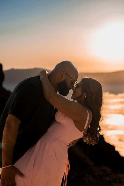 Santorini: Oia Private Couple Photoshoot with 35 Photos - Price and value: $106 for up to two, plus what you are buying
