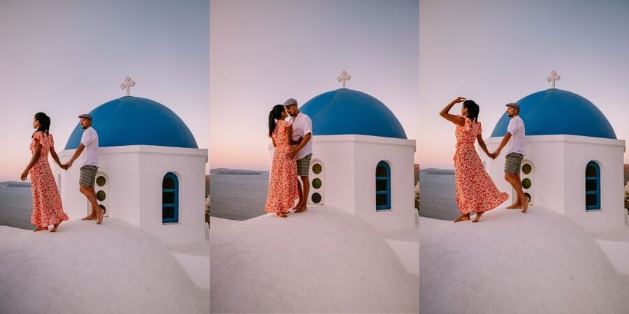 Santorini: Oia Village Professional Photo Shoot - Oia Blue Domes Look Better When Someone Picks Your Angles