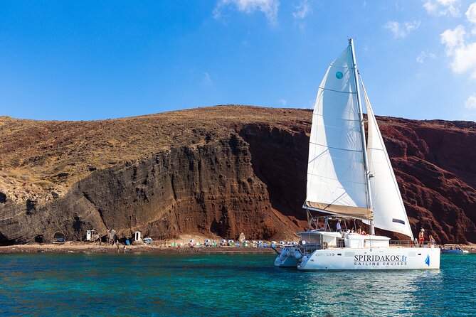 Santorini Private Catamaran Cruise with BBQ, Open Bar & Transfers - Price and what you’re actually paying for per person
