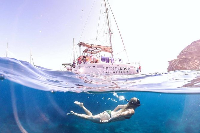 Santorini Private Catamaran Cruise with BBQ, Open Bar & Transfers - Getting to Vlychada: transfers, timing, and cruise ship reality