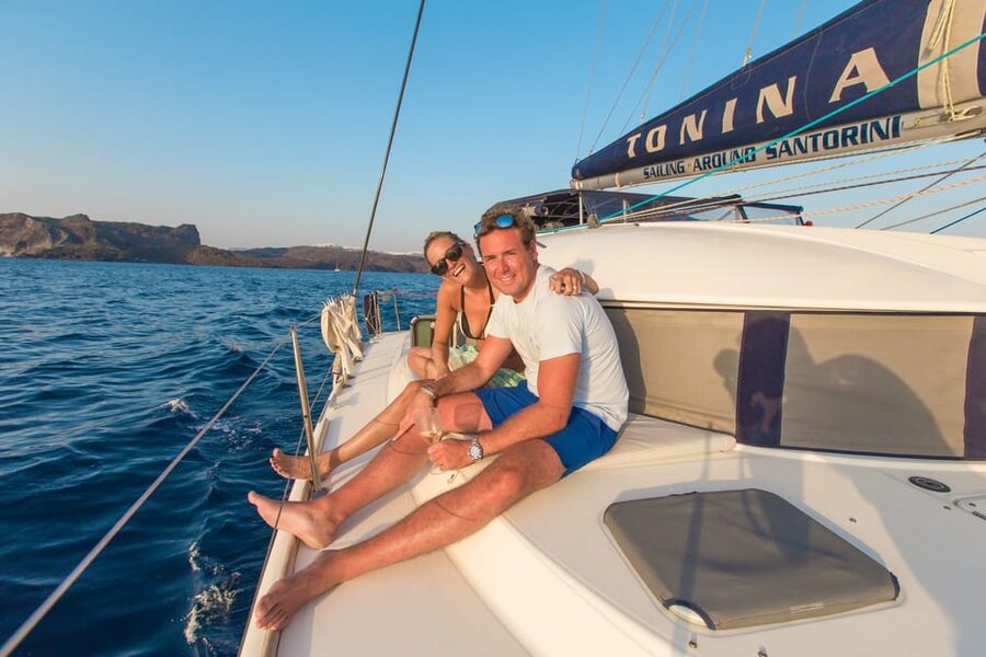 Santorini: Private Catamaran Cruise with Food & Drinks - Drinks, Service, and Why It Feels More Personal Than Shared Tours
