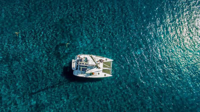 Santorini: Private Catamaran Cruise with Food & Drinks - From Thera to Vlychada Marina: How You Actually Start the Day