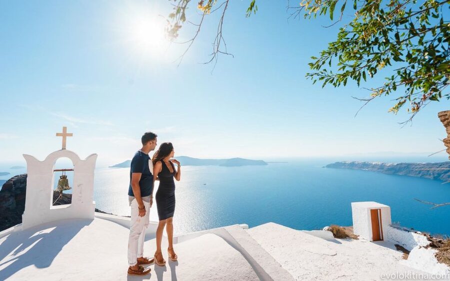 Santorini: Private Customizable Car Tour with a Local Guide - Profitis Ilias Monastery: the island from the highest point