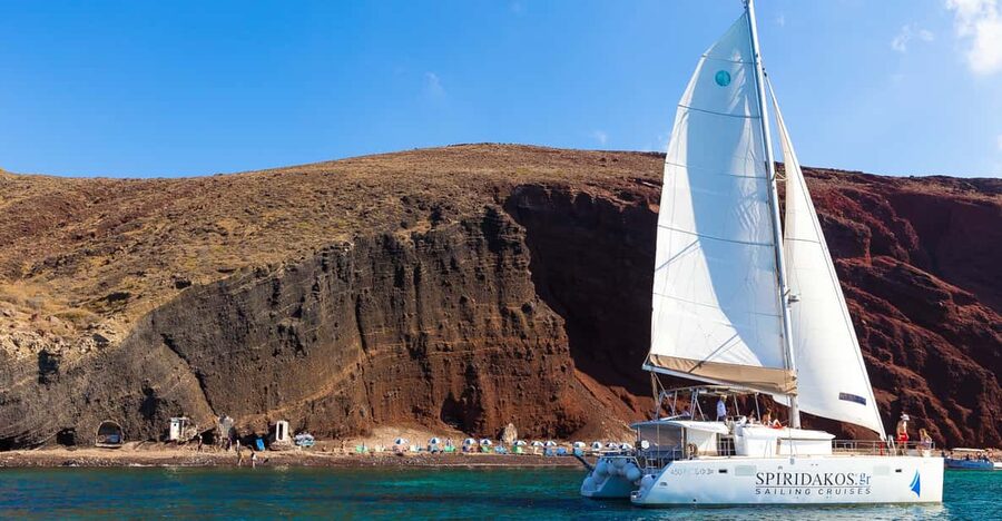 Santorini: Sailing Catamaran Cruise with BBQ and Drinks - Why 5 hours on a catamaran beats a rushed Santorini day
