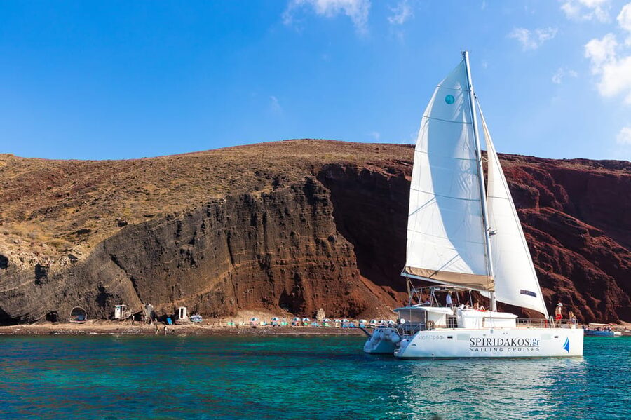 Santorini: Sailing Catamaran Cruise with BBQ and Drinks - The boat vibe: where comfort actually shows up