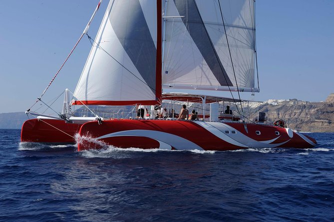 Santorini Sailing Dream Catcher with BBQ Lunch and Drinks - Hotel pickup to Vlichada Marina, and why that matters