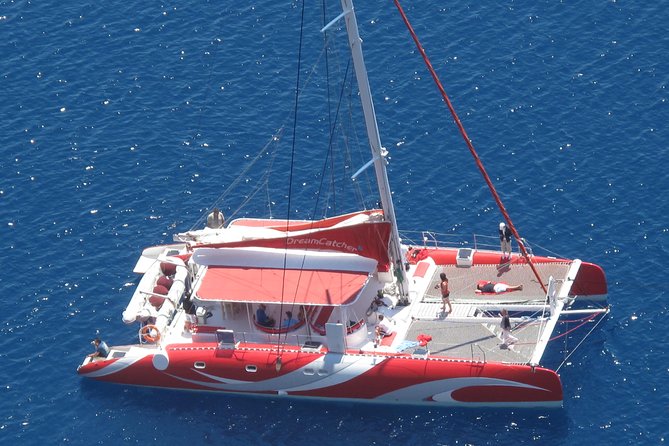 Santorini Sailing Dream Catcher with BBQ Lunch and Drinks - Lunch, unlimited beer, wine, and soft drinks, plus the onboard vibe