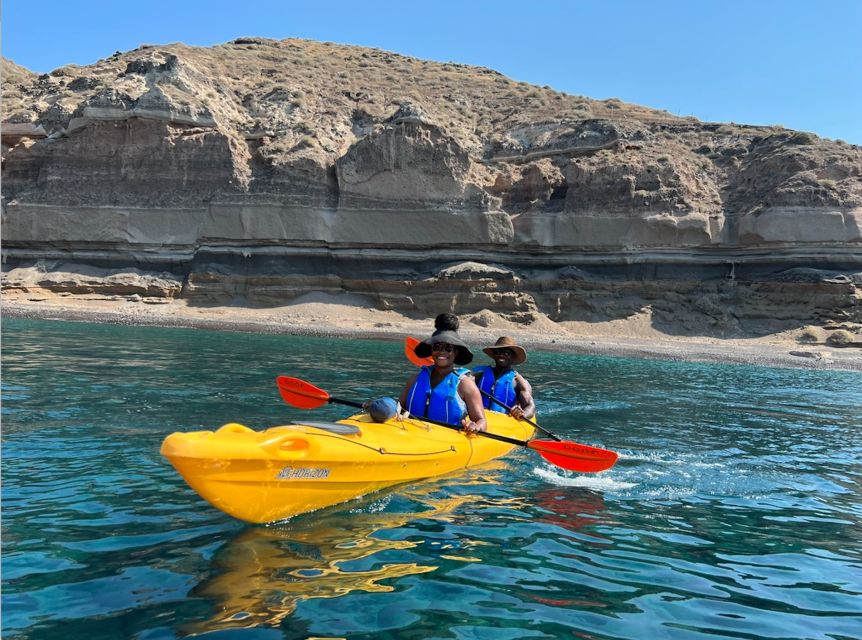 Santorini: Sea Caves Kayak Trip with Snorkeling and Picnic - What’s provided (and what you should bring)