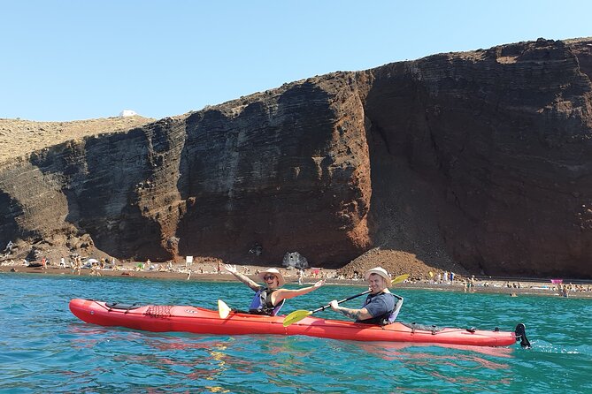 Santorini Sea Kayak - South Discovery, Small Group incl. Sea Caves and picnic - The Main Paddle: Sea Caves, Isolated Spots, and Your Stroke Rhythm
