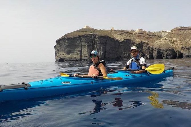 Santorini Sea Kayak - South Discovery, Small Group incl. Sea Caves and picnic - Kambia Beach and the Coastal Story You Get While Paddling