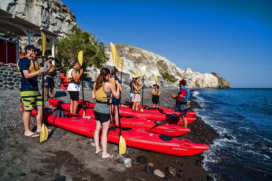 Santorini: Sea Kayaking with Light Lunch - Black Mountain to Akrotiri Lighthouse: A Historic Stop You Reach the Hard Way