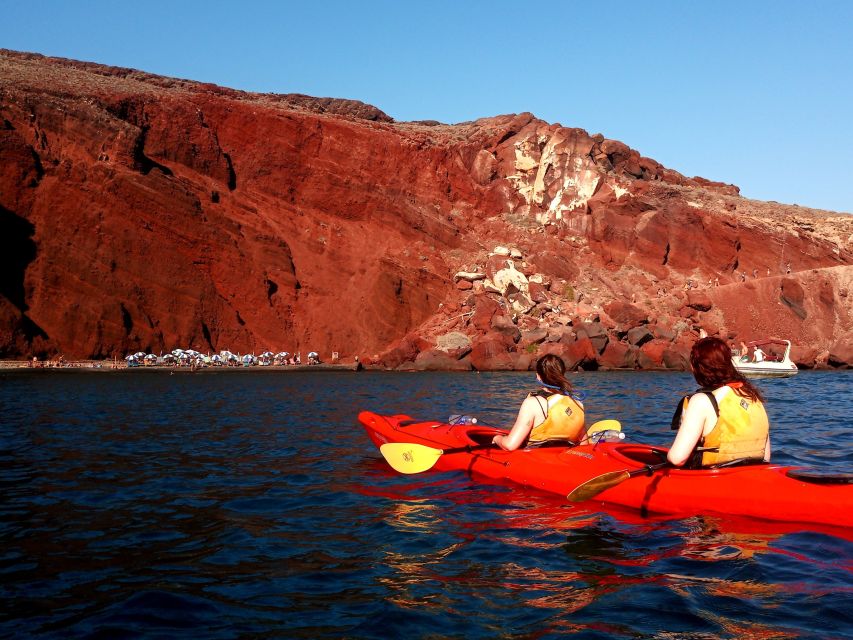 Santorini: Sea Kayaking with Light Lunch - Skill Level: Can You Do This If You Have Never Kayaked Before