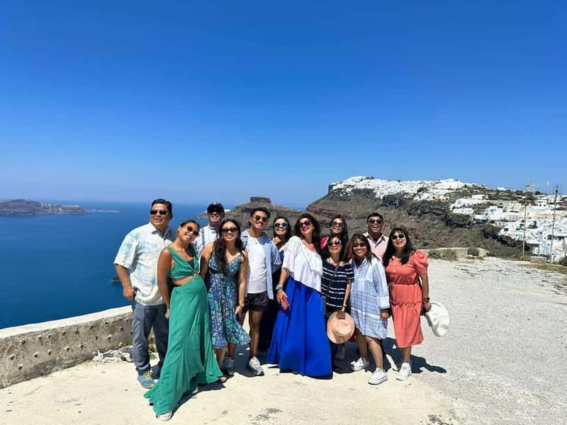 Santorini: Small Group Sightseeing Tour with a Local Guide - Perivolos Black Beach for 1 hour, your decision point for swim or lunch