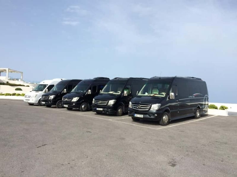Santorini: Small Group Sightseeing Tour with a Local Guide - Meeting in Fira and using the air-conditioned minivan smartly