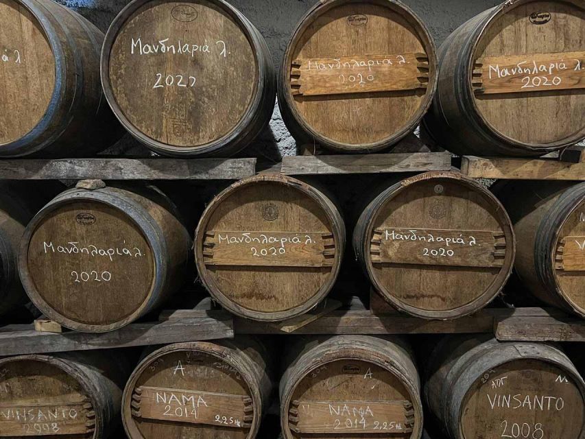 Santorini: Small-Group Sunset Wine Tour with Santo Winery - Estate Argyros: cellars, tastings, and the island’s balance of dry and sweet