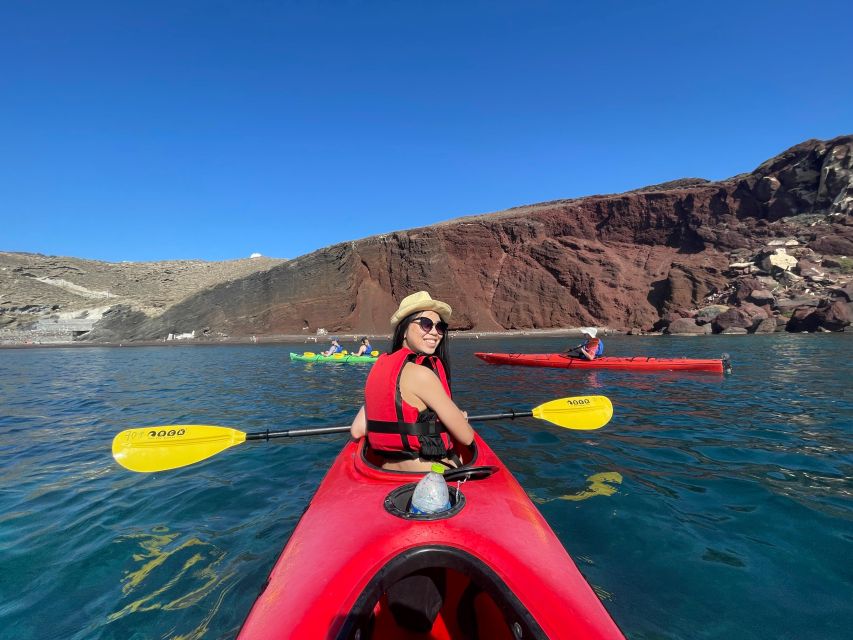 Santorini: South Sea Kayaking Tour with Sea Caves and Picnic - Price and value: what $135 buys you in practice
