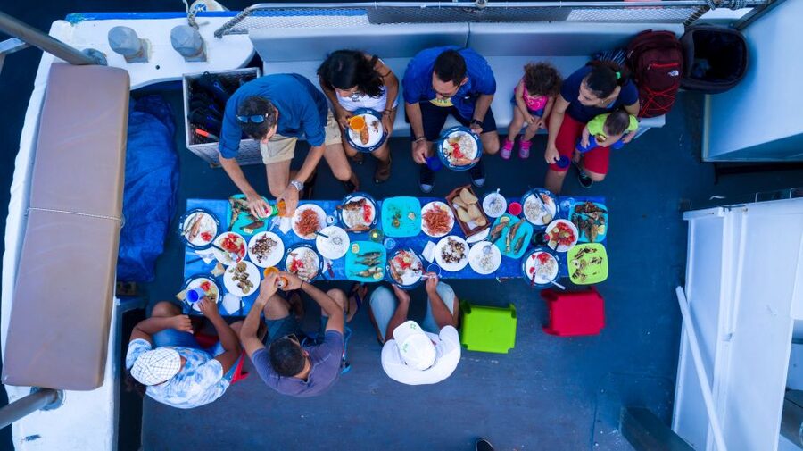 Santorini Sunset Fishing Trip with Dinner and Drinks - The Fishing Part You Can Actually Help With
