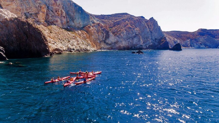 Santorini: Sunset Sea Kayak with Light Dinner - Price and value: what $135 buys you in real terms
