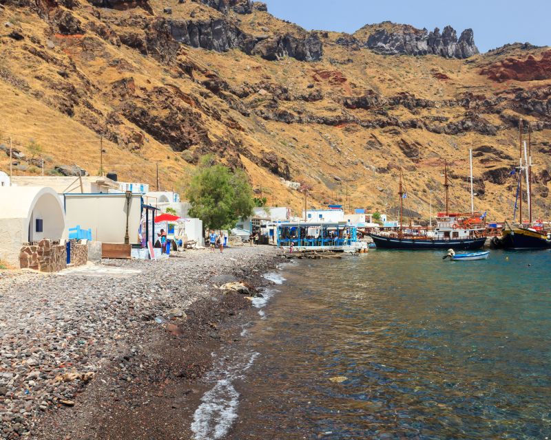 Santorini: Thirassia Islands and Volcano Guided Cruise - Thirassia Island and Manolas: A Calmer Side of the Caldera