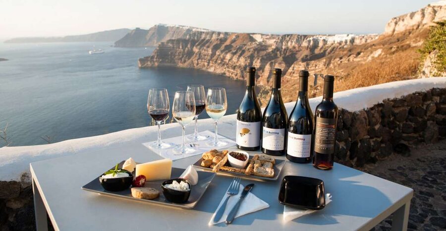 Santorini: Three Wineries and One Brewery Tour with Tastings - Beer and Wine in One Shot, with Pickup That Actually Helps