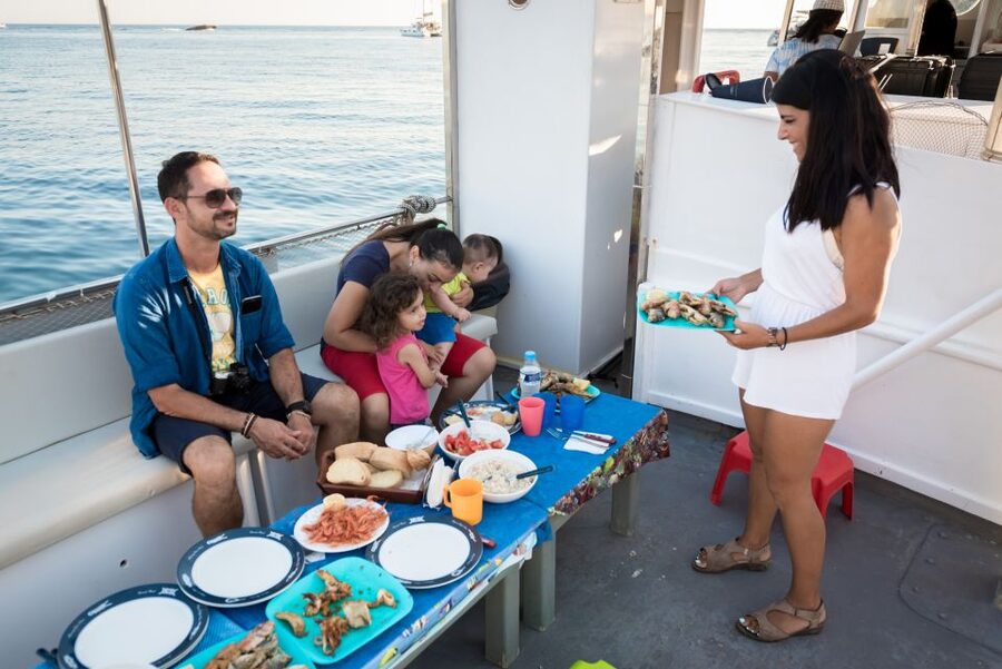 Santorini: Traditional Fishing Trip and Fresh Fish Lunch - Hands-on fishing, from nets to rod work