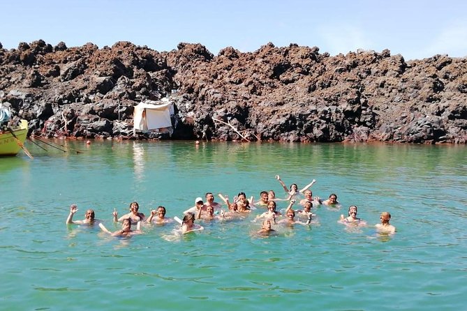 Santorini Volcanic Islands Cruise: Volcano, Hot Springs and Thirassia - Stop 2: Nea Kameni lava islet walking