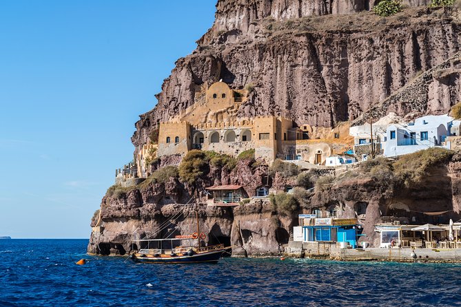 Santorini Volcano and Hot Springs Cruise Tour from Fira Old Port - The summit views and guide moments you will remember