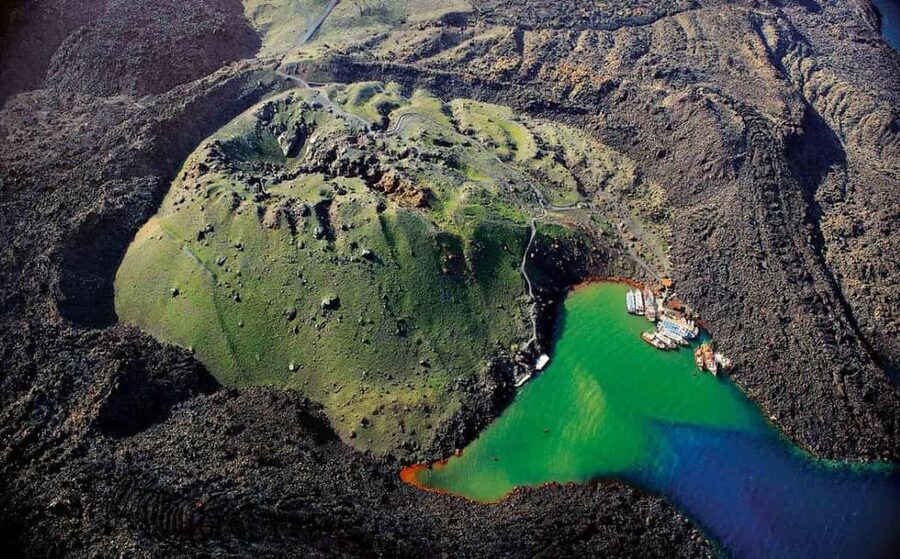 Santorini Volcano, Hot Springs Adventure - Palea Kameni hot springs: warm water, sulfur warnings, and a smart way to use your swim
