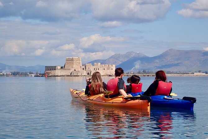Sea Kayak Nafplio - Medieval Castles Tour - Your Morning at PanExpeditions, Karathona Beach
