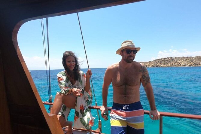 Shared Mykonos Sail Cruise to Delos and Rhenia Islands - Comfort on deck, space to relax, and the seasickness check