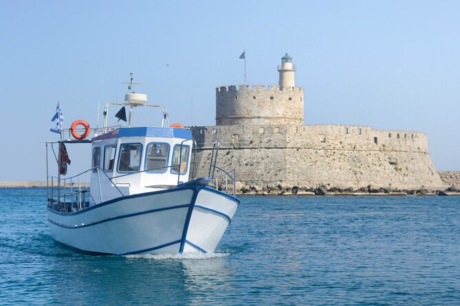 Skevos Fishing Trip Rhodes - Lunch on Board: Fresh BBQ Fish, Greek Salad, and Rhodian Oregano