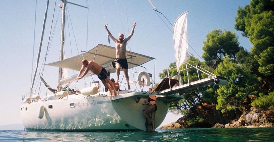 Skiathos: Day-Sailing Tour with Lunch on Board - Why this 55-foot sailing day feels more like a real outing than a loud tour