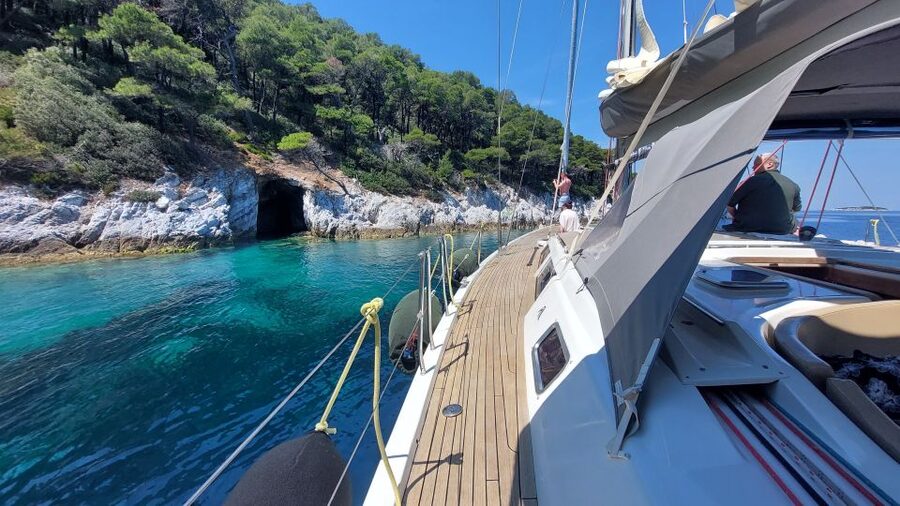 Skiathos: Full-Day Sailing Cruise with Lunch - Dasia Sea Caves: A Bonus Stop When the Captain Says Go