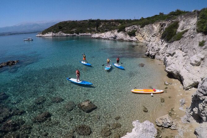 Stand -Up Paddleboard and Multi-Surprise Elements Tour in Crete - The multi-surprise moments: caves, mud fun, and optional jumps