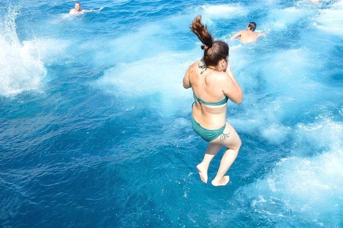 Sun & Sea All Inclusive 3 Hour Swimming Cruise (WITH PICK UP SERVICE) - Stop 3: Anthony Quinn Bay, Film Location Views, and a Longer Swim