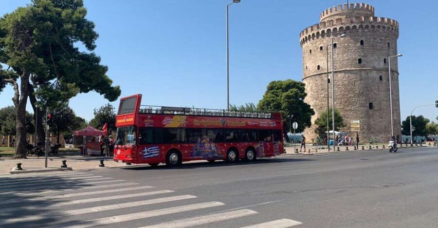 Thessaloniki: City Sightseeing Hop-On Hop-Off Bus Tour - Starting at Lefkos Pyrgos (White Tower): your launchpad for the day