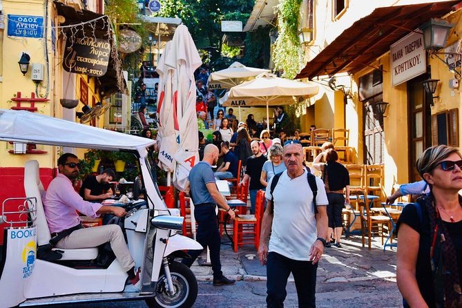 Tuk Tuk Athens Complete City Center Tour - 100% Electric (3 hour) - Panathenaic Stadium, plus photo chances around Zeus and Hadrian