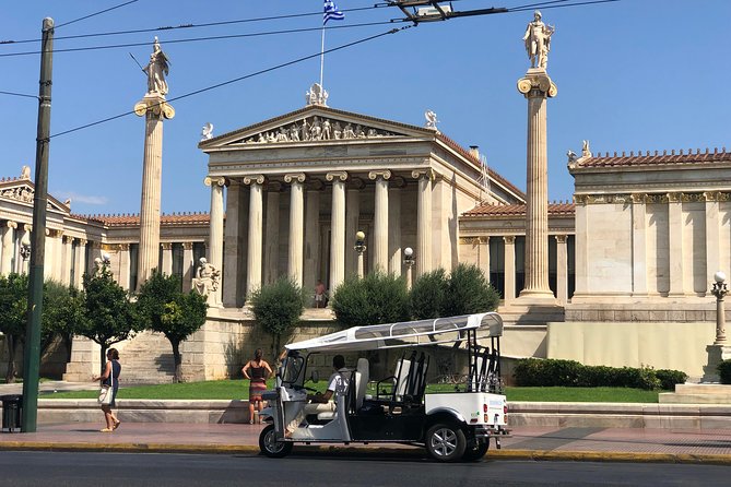 Tuk Tuk Athens Complete City Center Tour - 100% Electric (3 hour) - Pickup in central Athens, and what to plan for