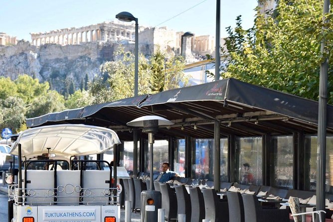 TukTuk Athens Private Evening / Afternoon Complete Tour - City Center & Old Town - Your guide in the tuk-tuk seat, and why Joseph and Chris get mentioned