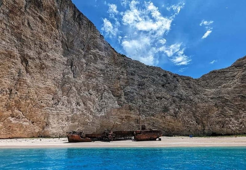 Zakynthos: Blue Caves and Navagio Bay Swim Cruise - Meeting at Yotomu Theodosis Cruises: the simple start that sets the tone